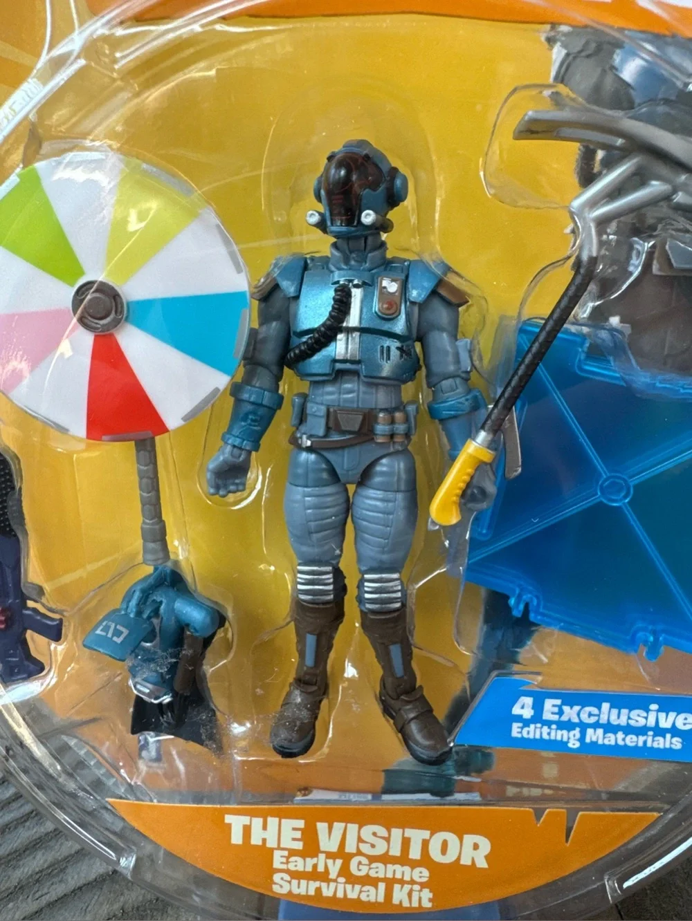 Fortnite Early Game Survival Kit - The Visitor Action Figure Playset (NIB)